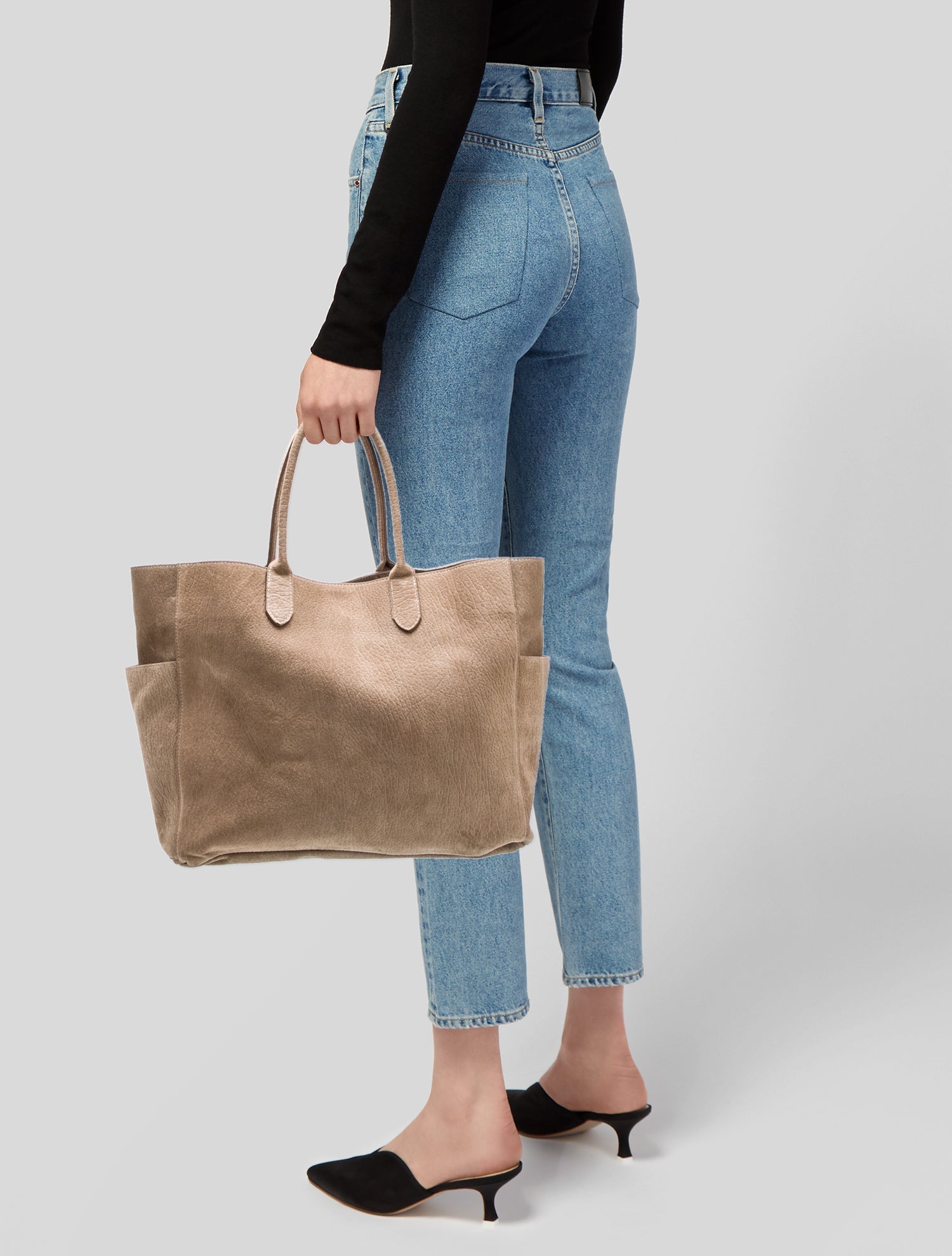 B.May Leather Tote