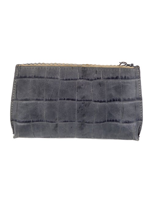 B.May Leather Clutch