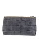 B.May Leather Clutch