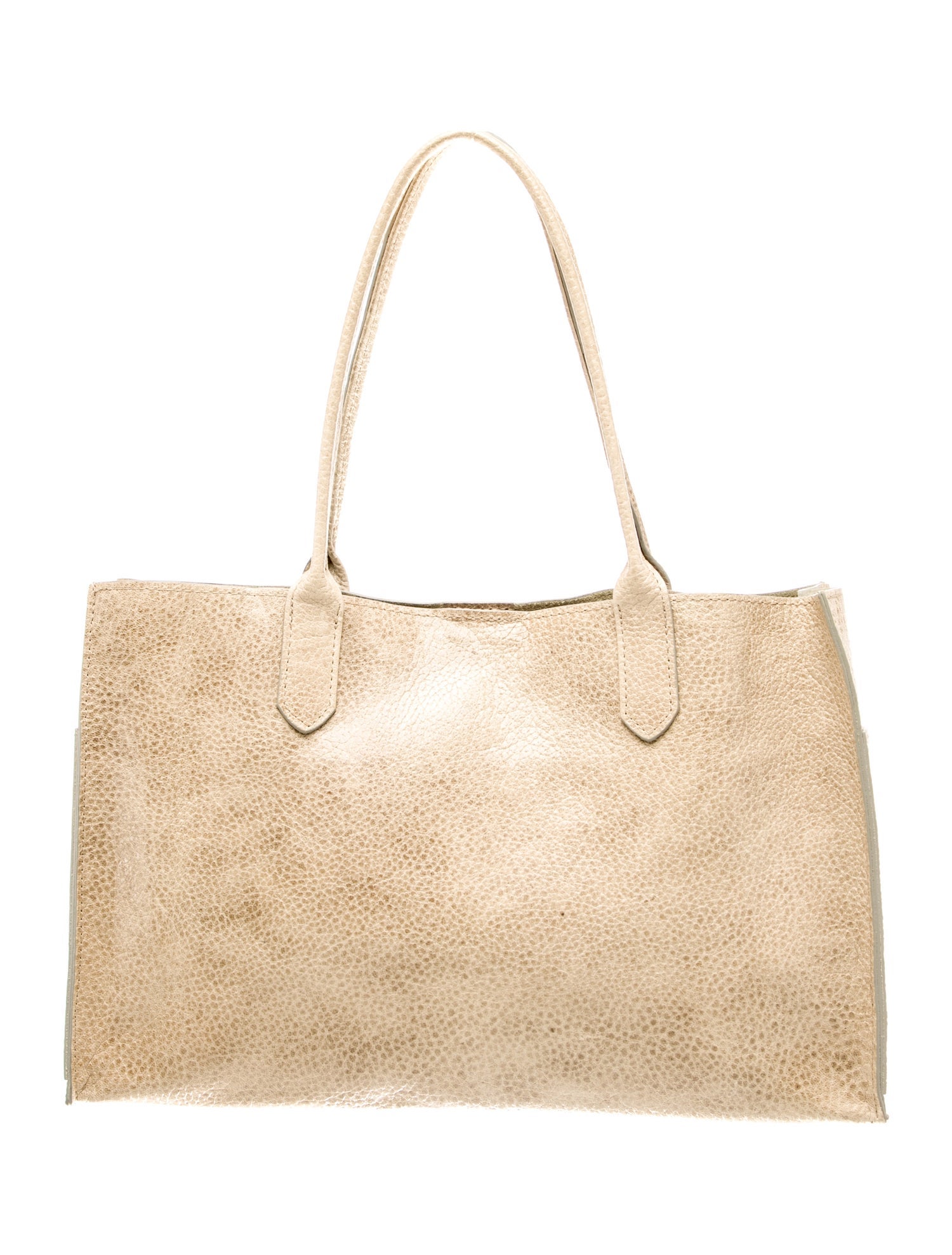 B.May Leather Top Handle Bag