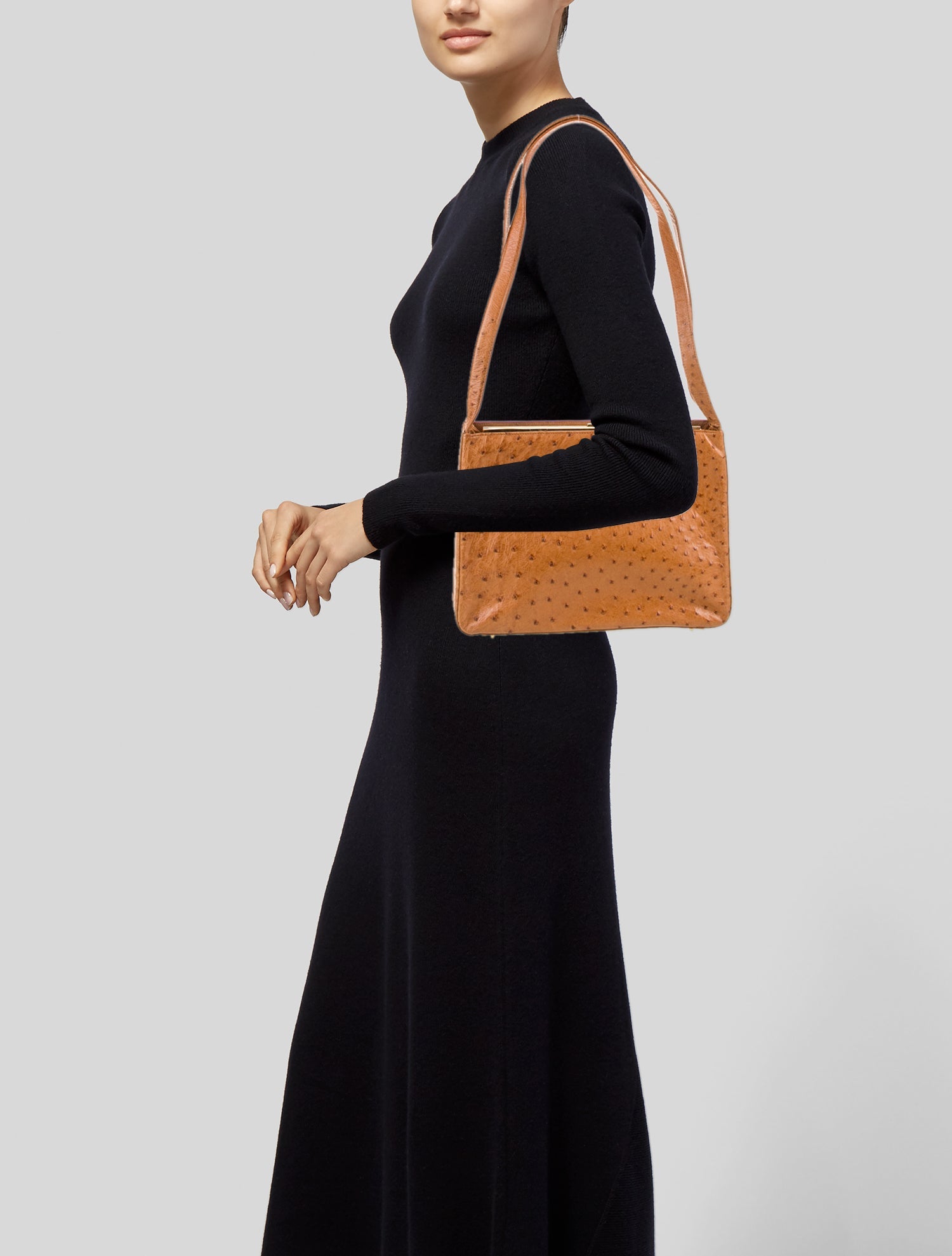 Bianchi e Nardi 1946 Ostrich Shoulder Bag