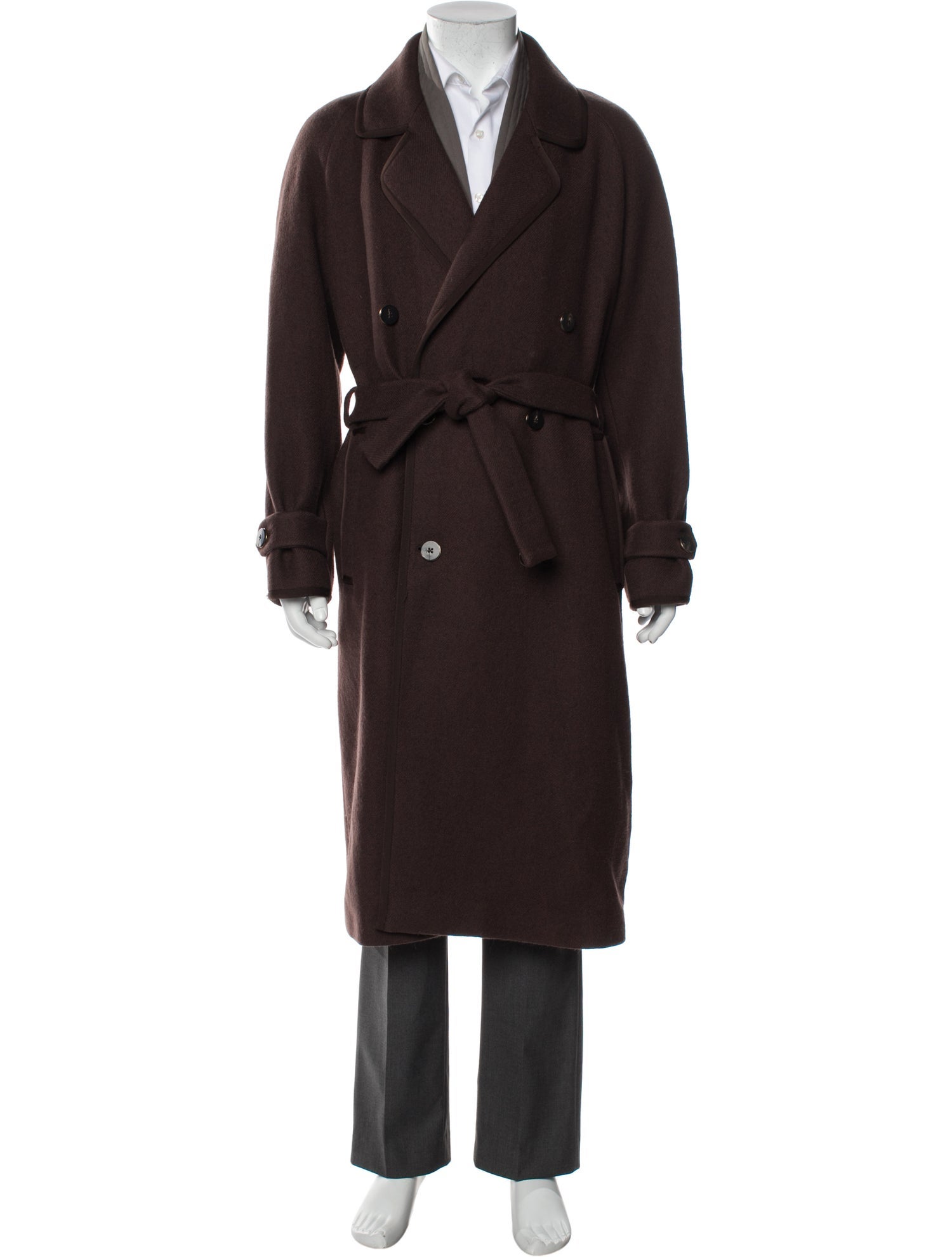 ジャケット・アウター rick owens swan peacoat 42 Rick Owens Glitter - Hooded cashmere peacoat - Men