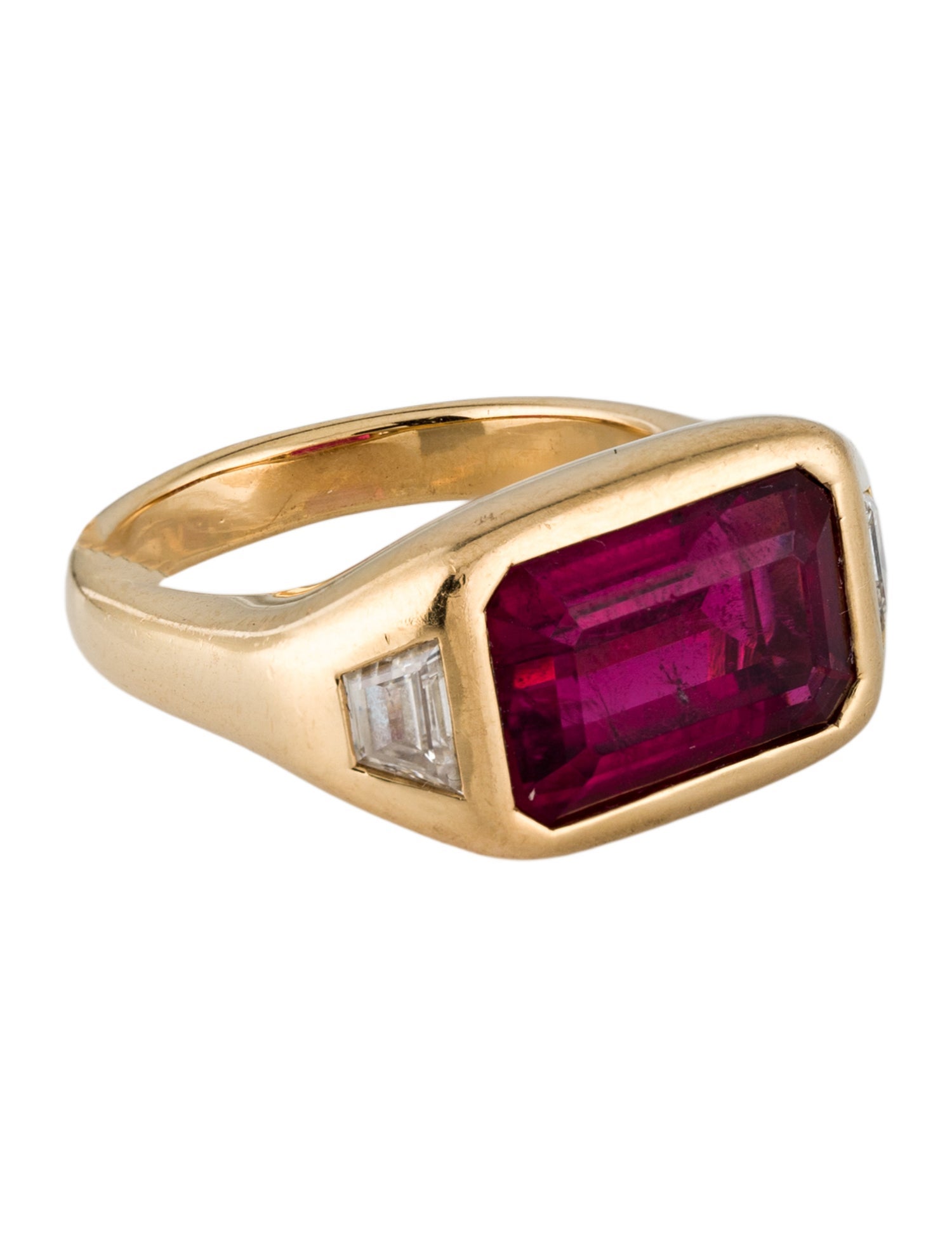 Brent Neale 18K 5.44ct Tourmaline & Diamond Cocktail Ring