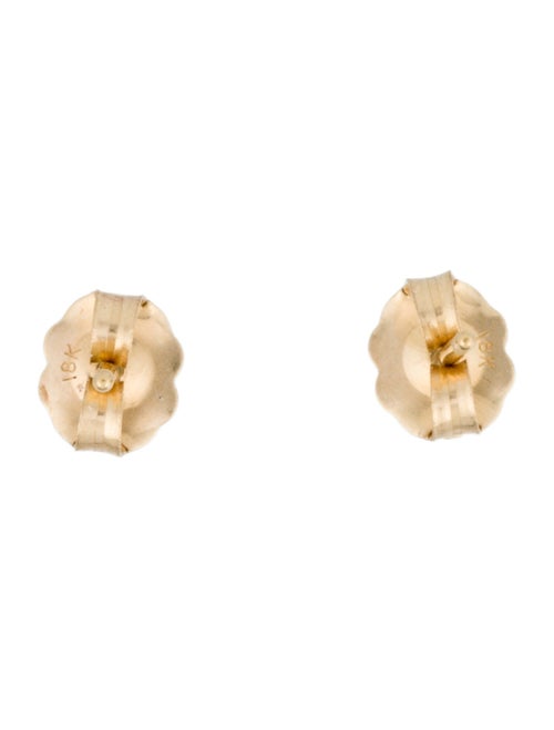 Brent Neale 18K Emerald Micro Mushroom Stud Earrings