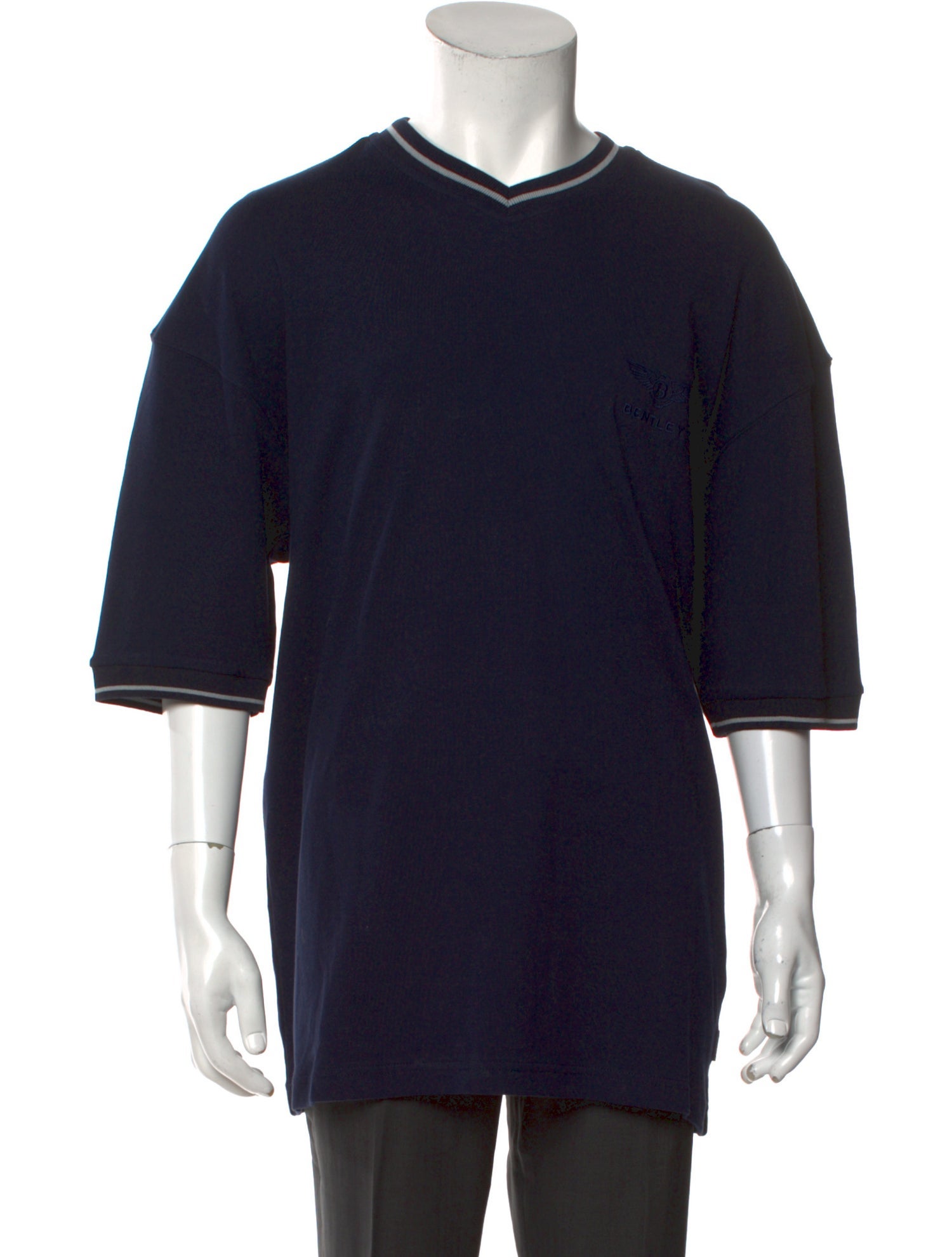 Bentley V-Neck Three-Quarter Sleeve T-Shirt