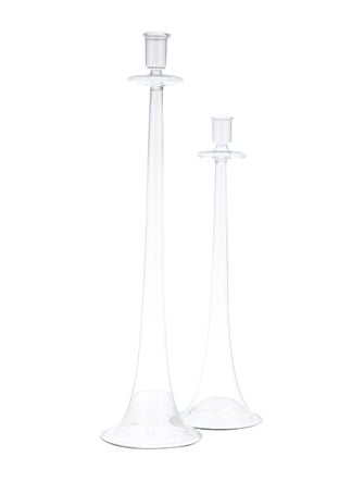 Roche Bobois Les Héritiers x Roche Bobois Set of Crystal Candlesticks