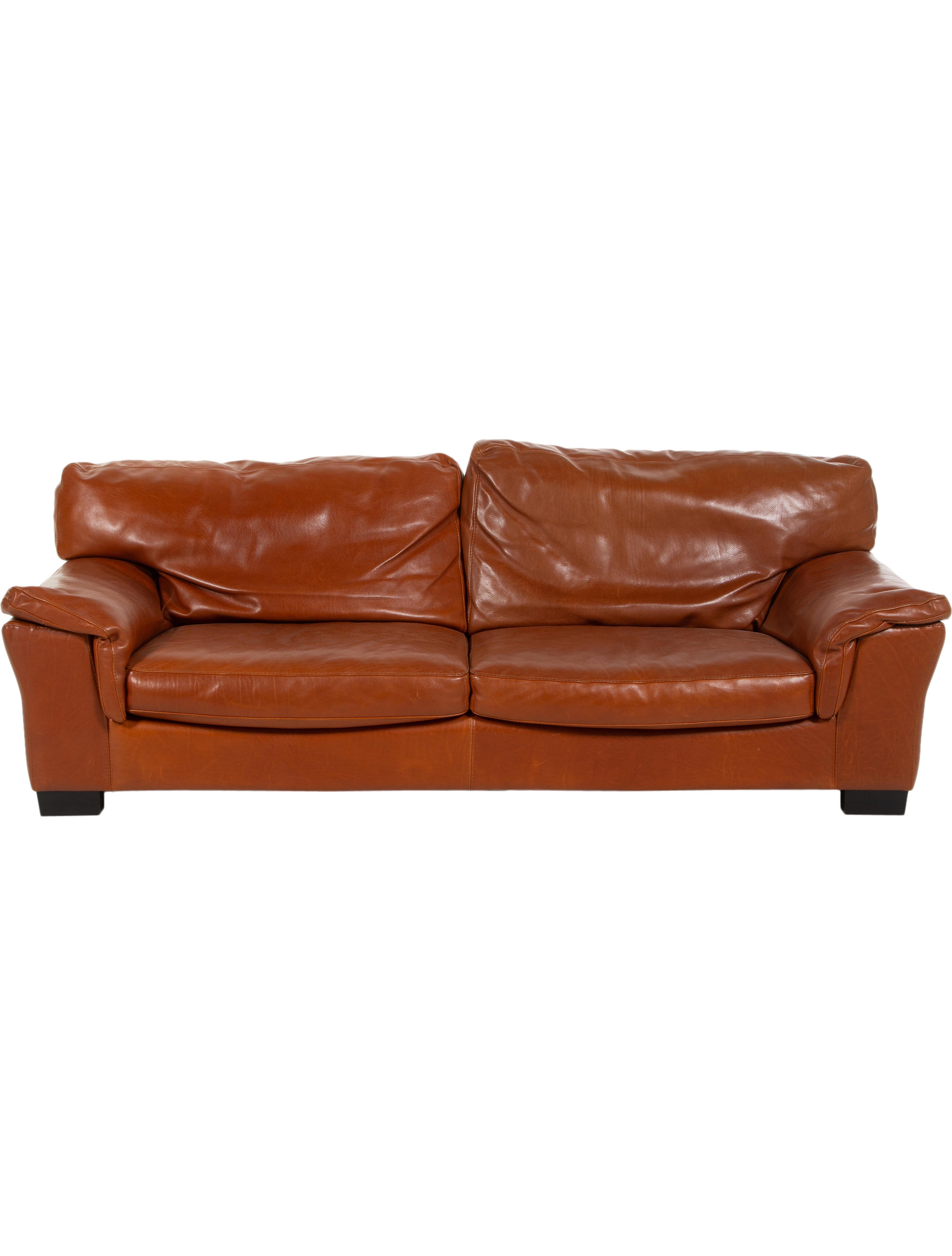 Roche Bobois Leather Sofa Brown, 1 pieces Seating, Furniture