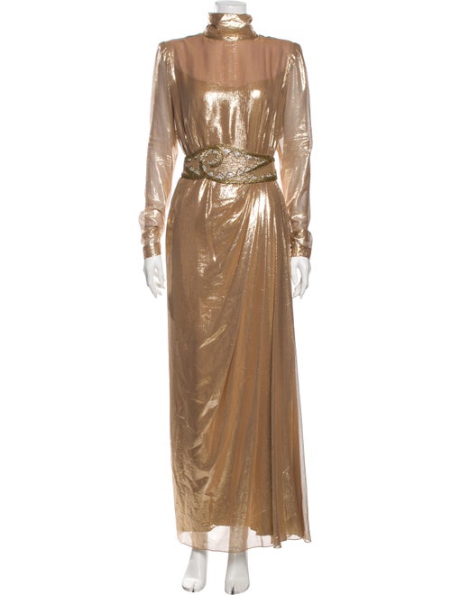 Bob Mackie Vintage Long Dress Gold