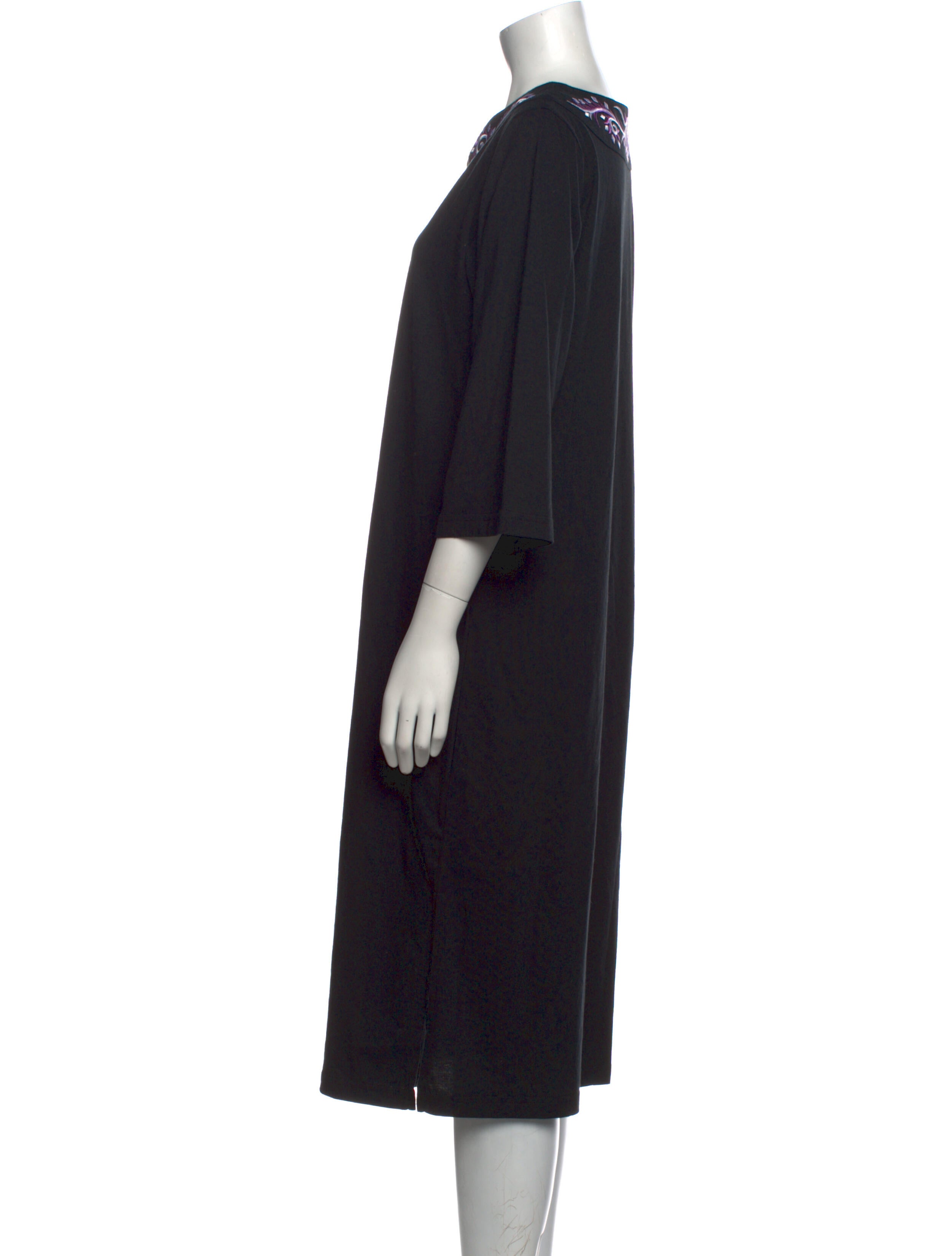 Bob Mackie V-Neck Midi Length Dress