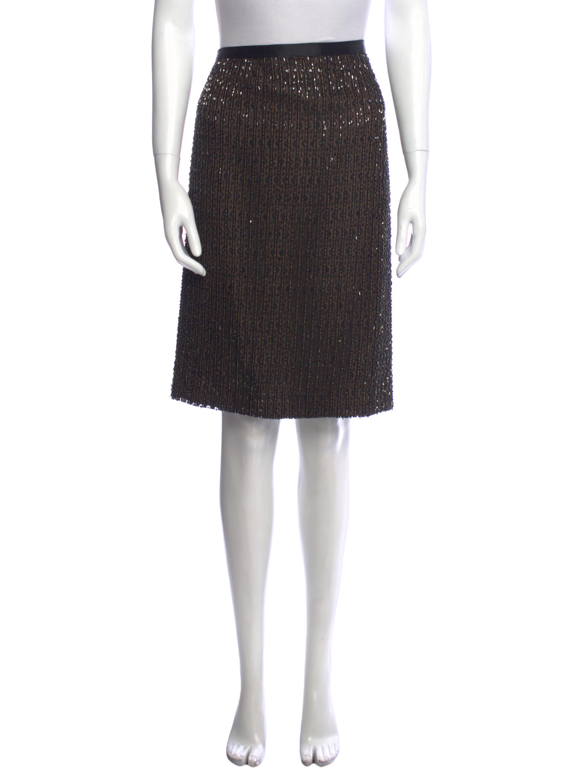 Bob Mackie Vintage Knee-Length Skirt