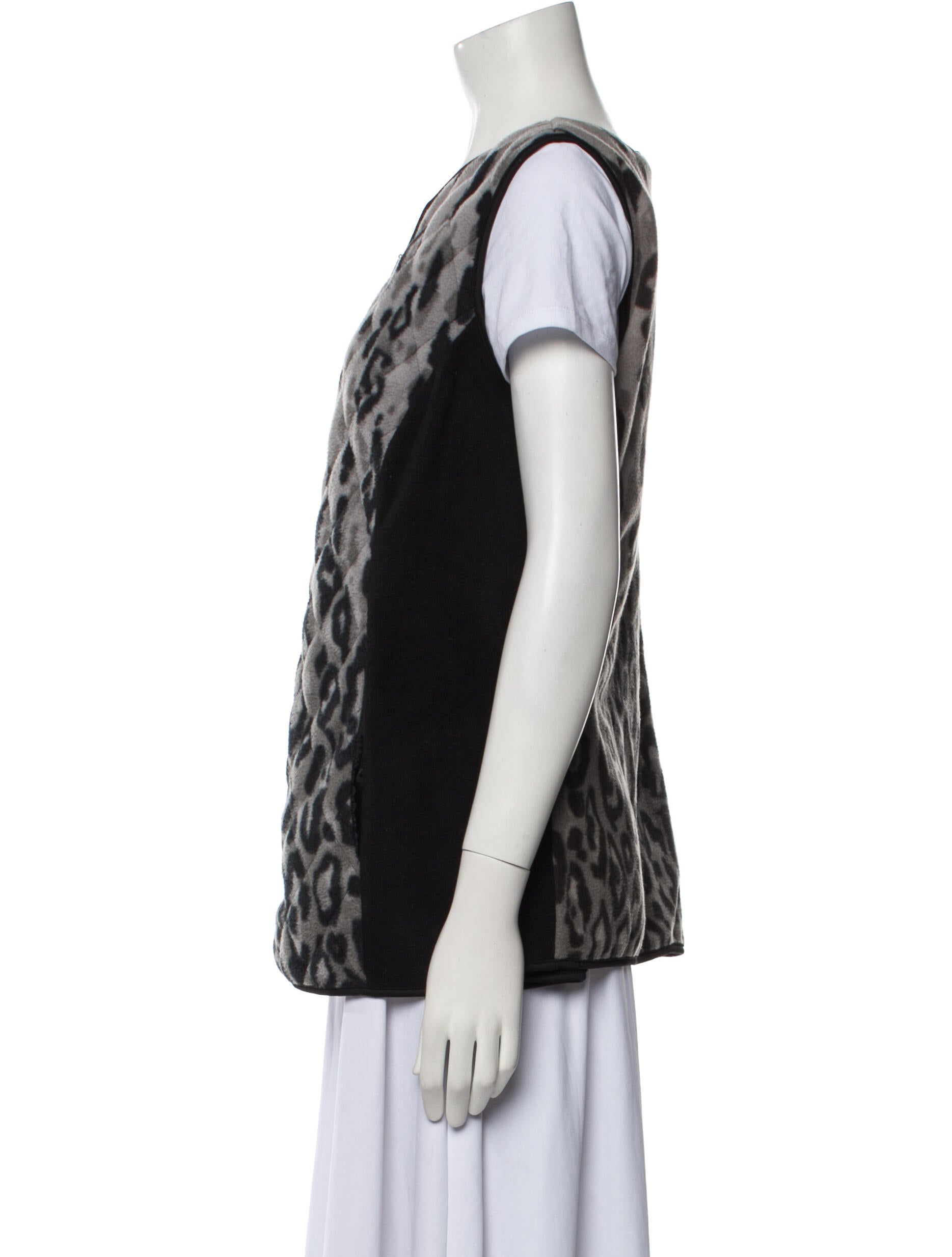Bob Mackie Animal Print Vest