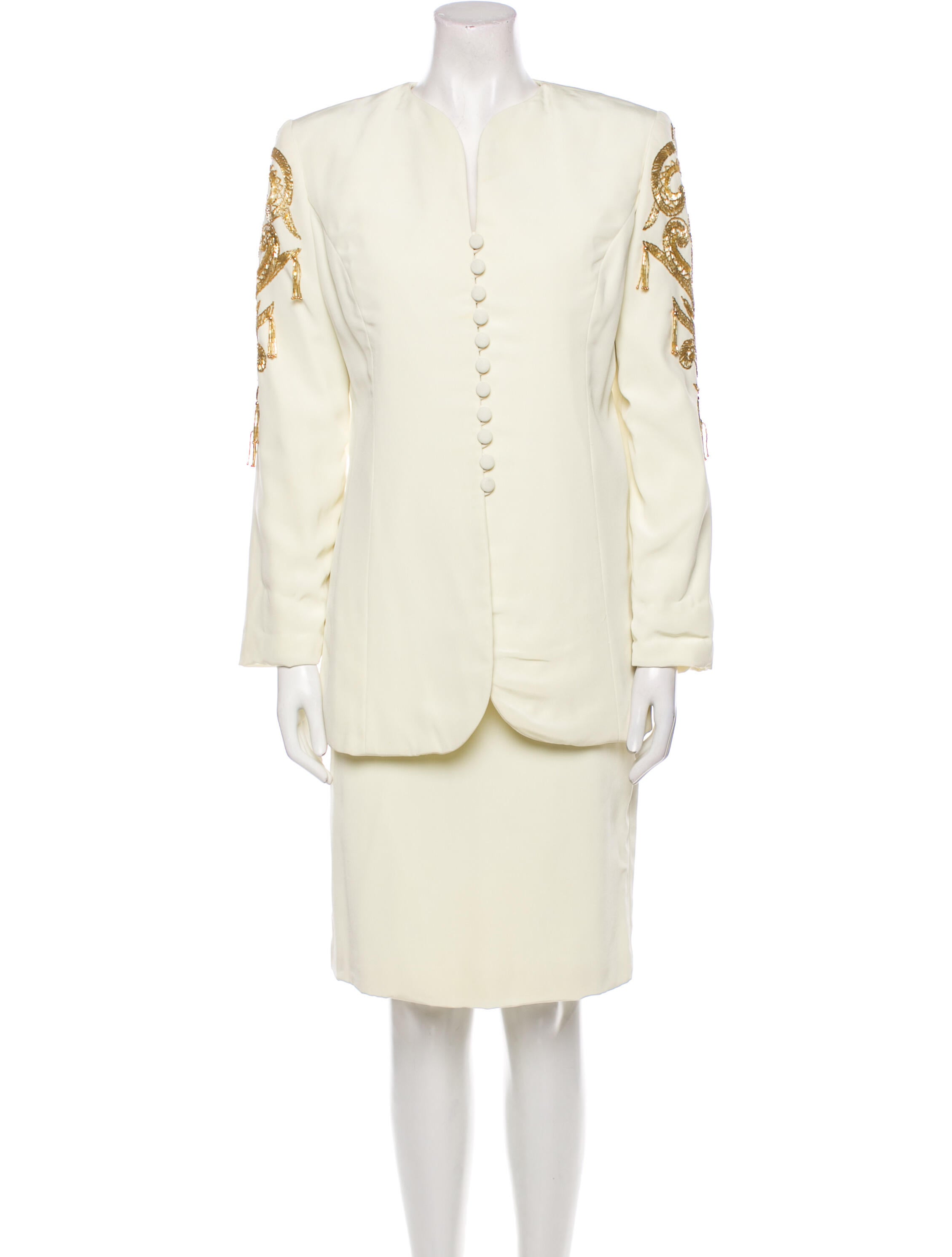 Bob Mackie Vintage 1980's Skirt Suit