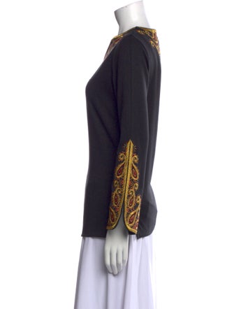 Bob Mackie Printed V-Neck Tunic