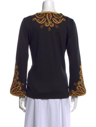 Bob Mackie Printed V-Neck Tunic