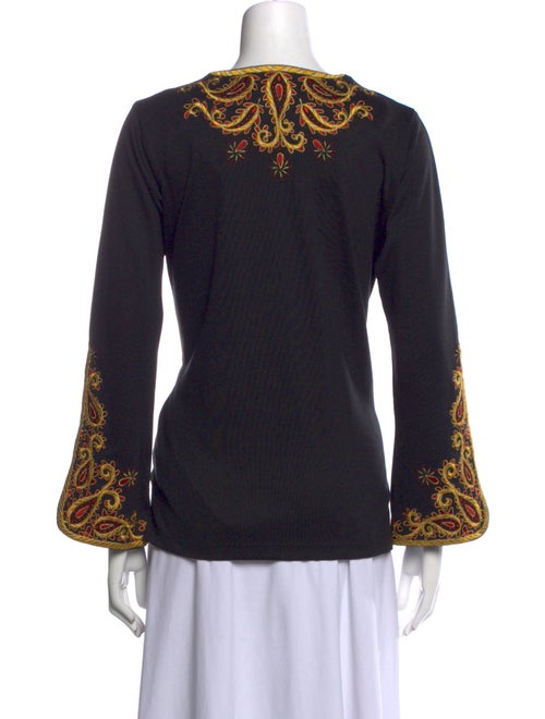 Bob Mackie Printed V-Neck Tunic