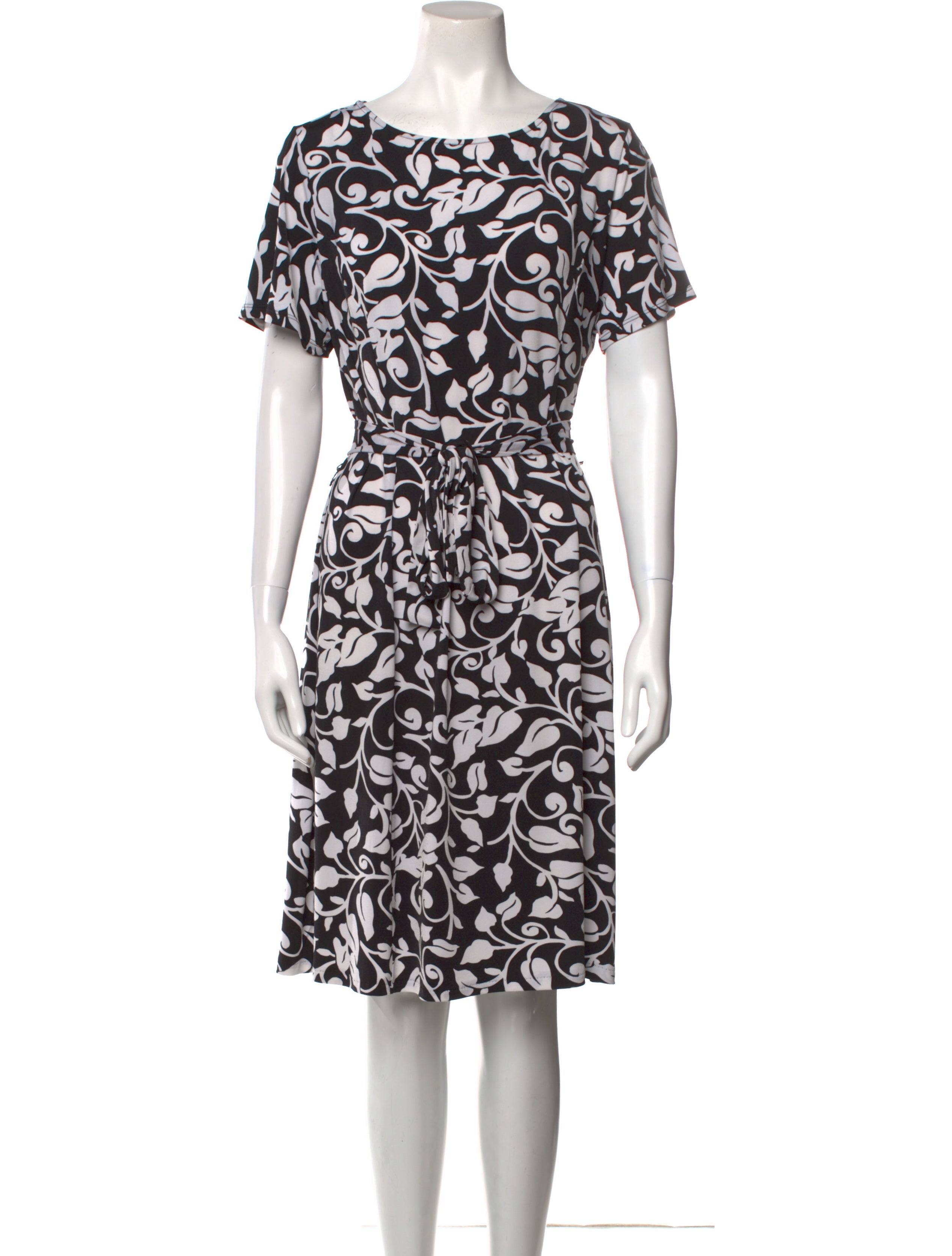 Bob Mackie Printed Knee-Length Dress