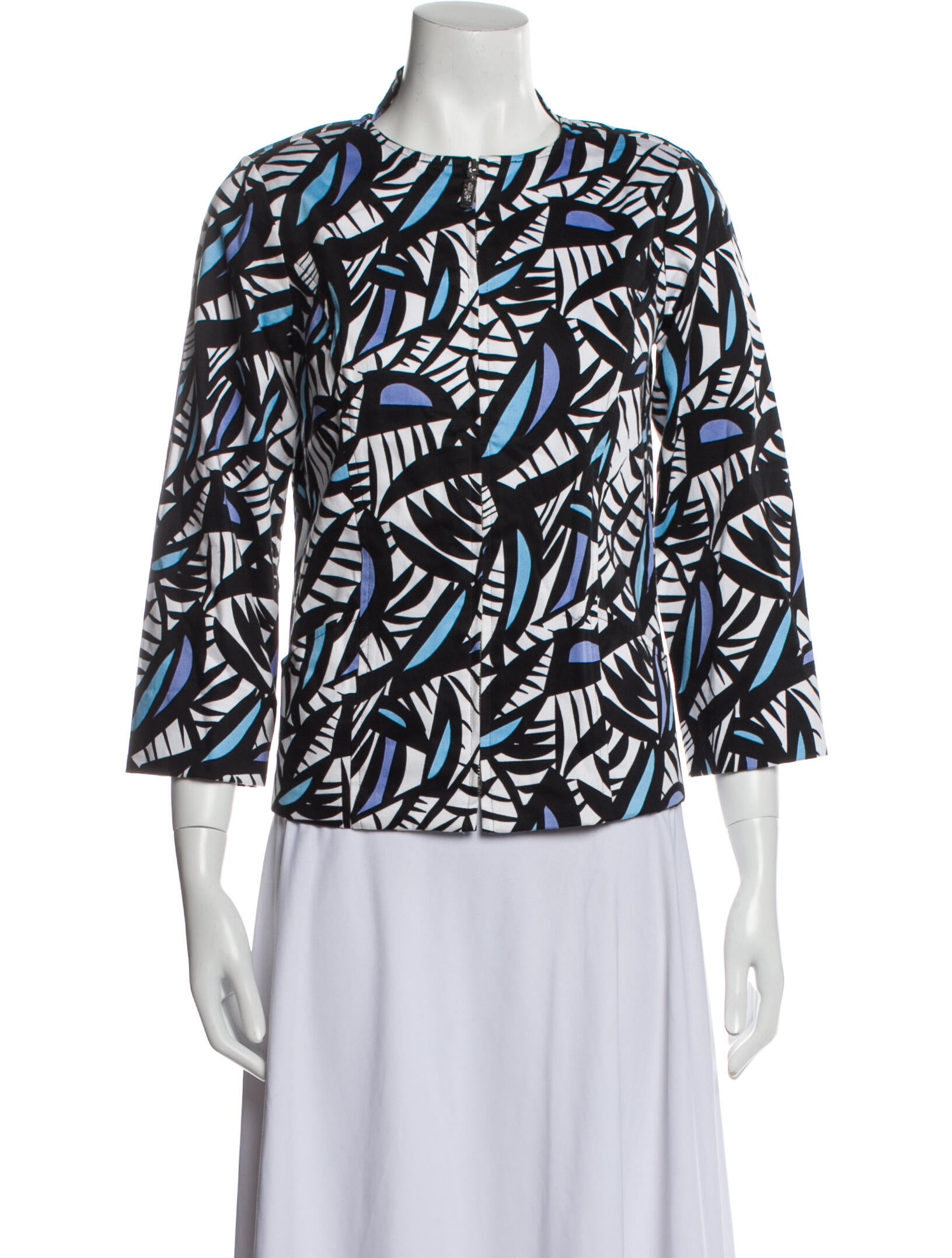 Bob Mackie Printed Evening Jacket