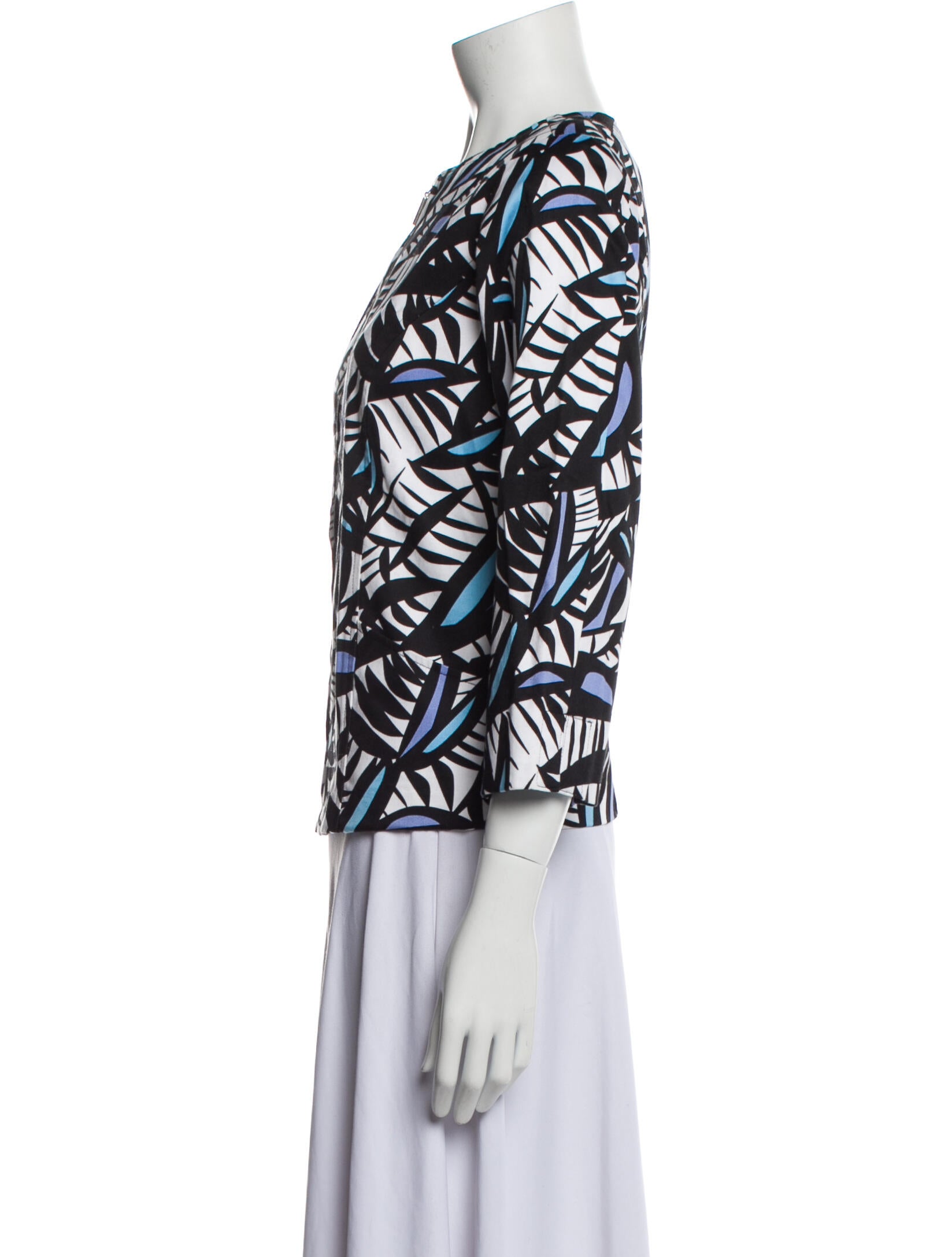 Bob Mackie Printed Evening Jacket