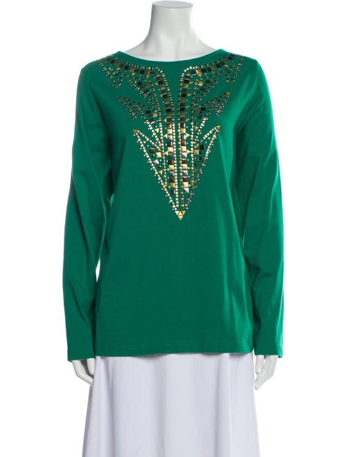 Bob Mackie Bateau Neckline Long Sleeve Tunic