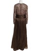 Bob Mackie V-Neck Long Dress