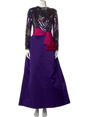Bob Mackie Dresses Sequin Long Dress XS