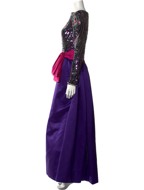Bob Mackie Sequin Long Dress