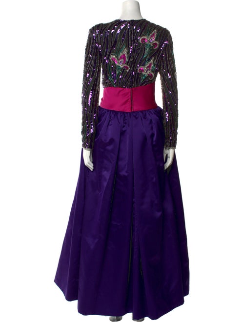 Bob Mackie Sequin Long Dress