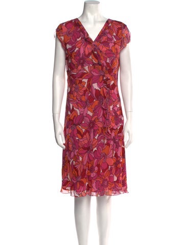 Bob Mackie Dresses Silk Knee-Length Dress US 12 | XL