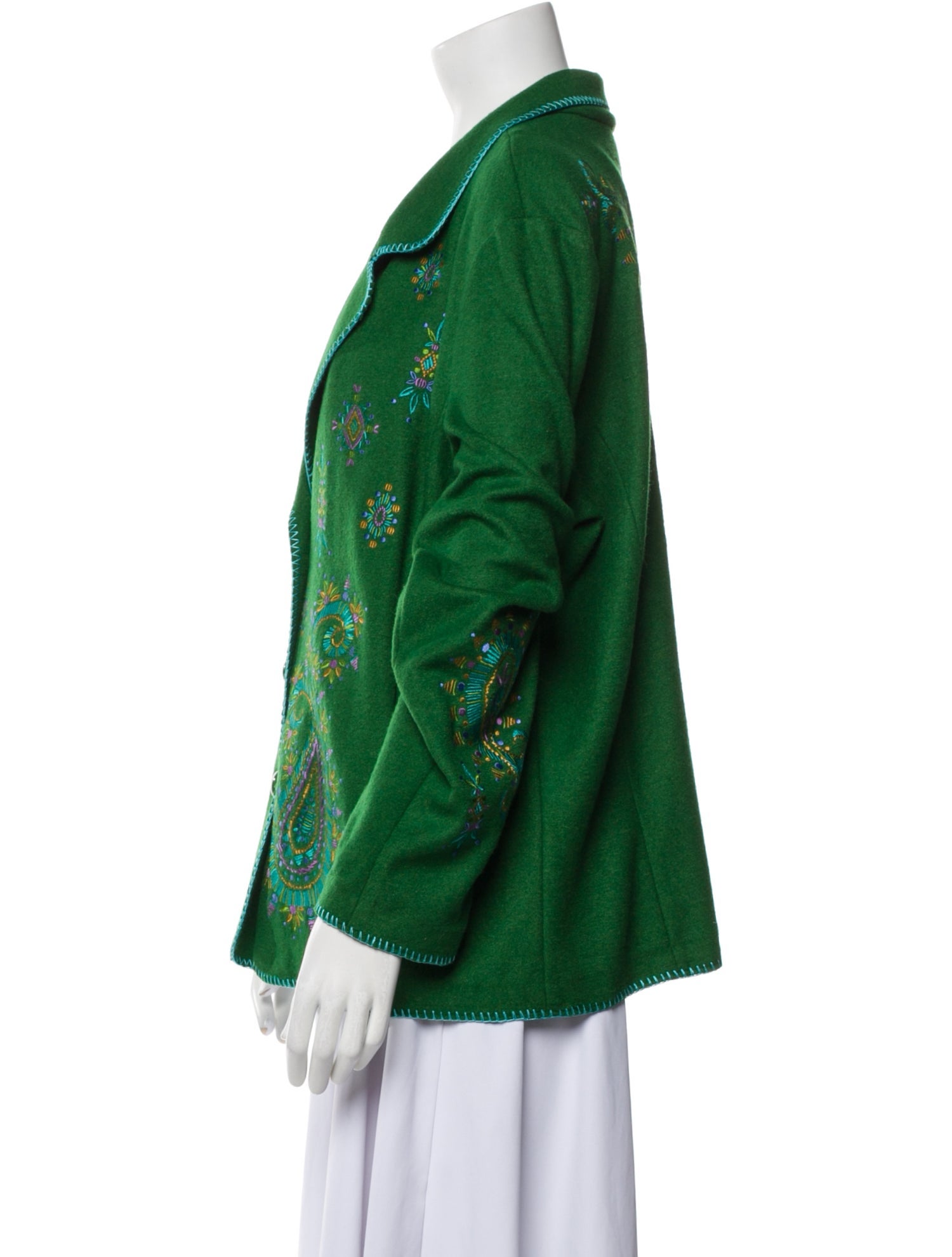 Bob Mackie Floral Print Evening Jacket