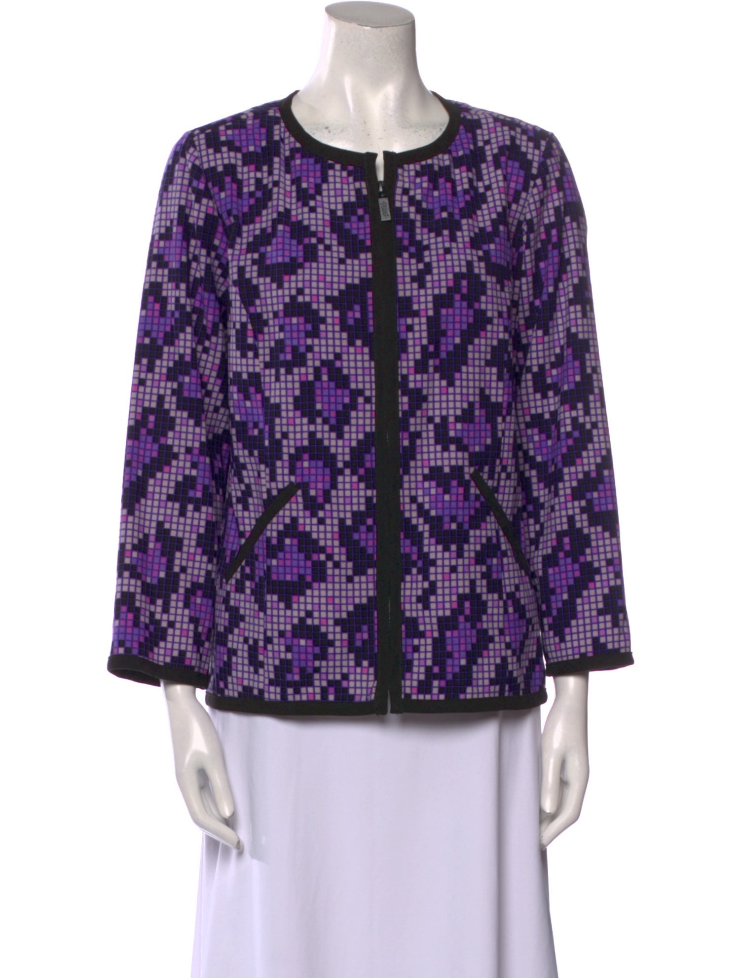 Bob Mackie Printed Evening Jacket