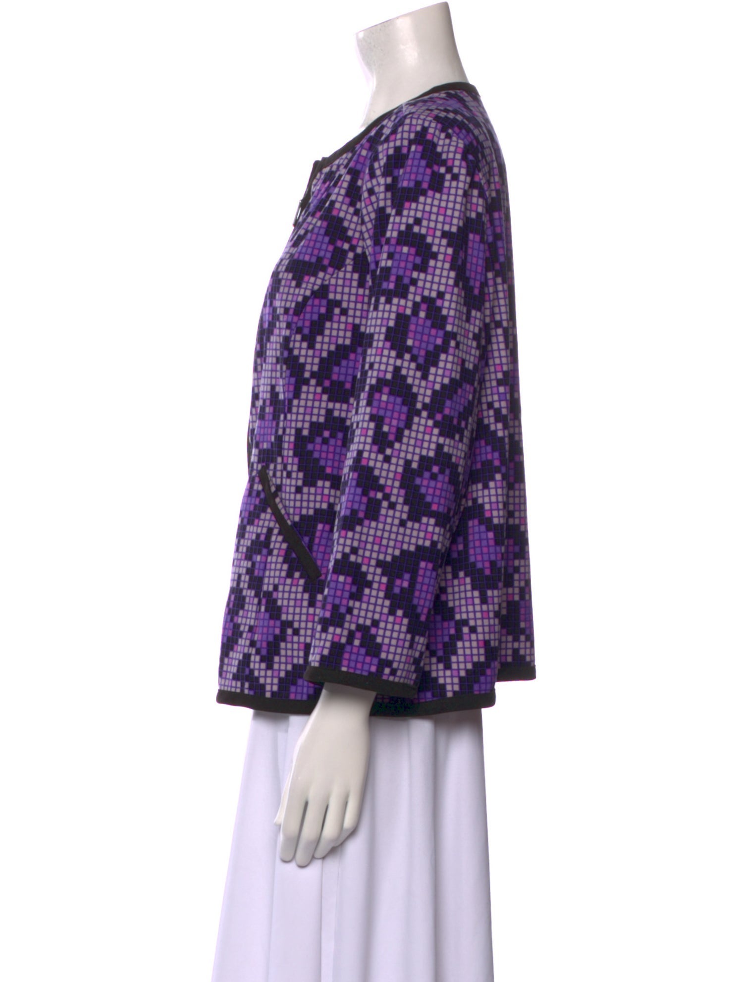 Bob Mackie Printed Evening Jacket