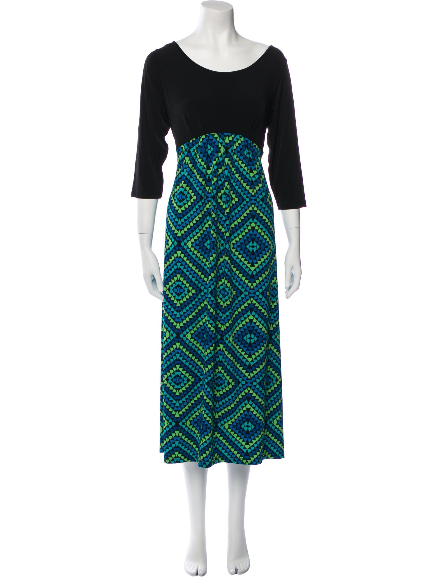 Bob Mackie Printed Midi Length Dress