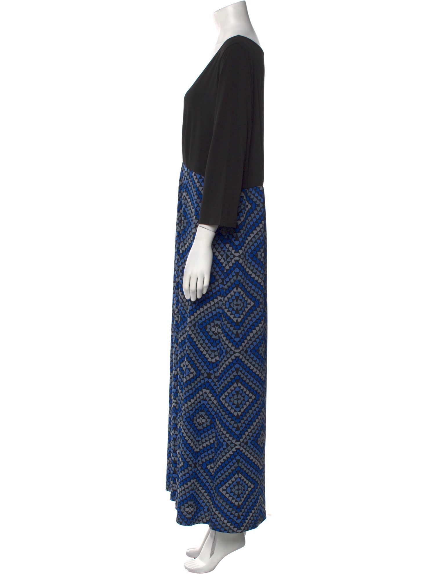 Bob Mackie Printed Long Dress