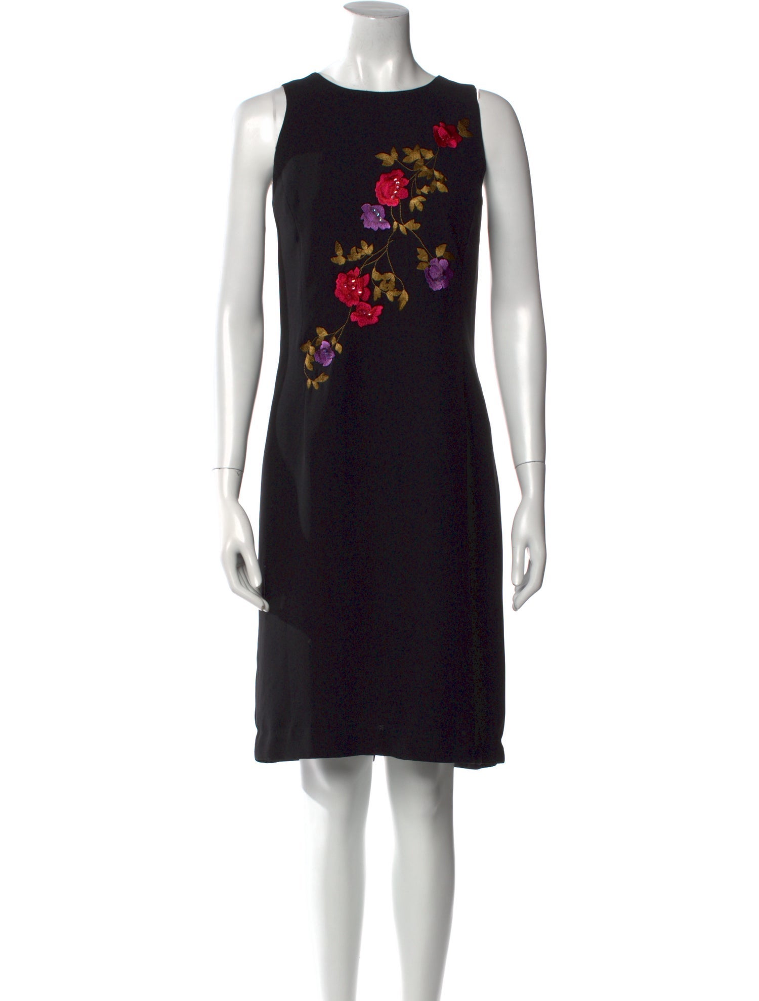 Bob Mackie Printed Knee-Length Dress