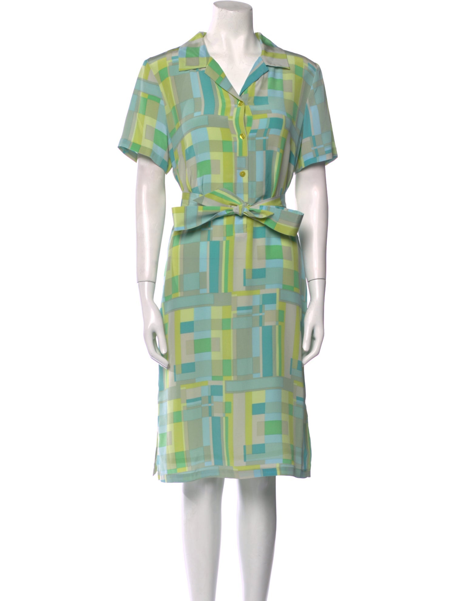 Bob Mackie Silk Knee-Length Dress