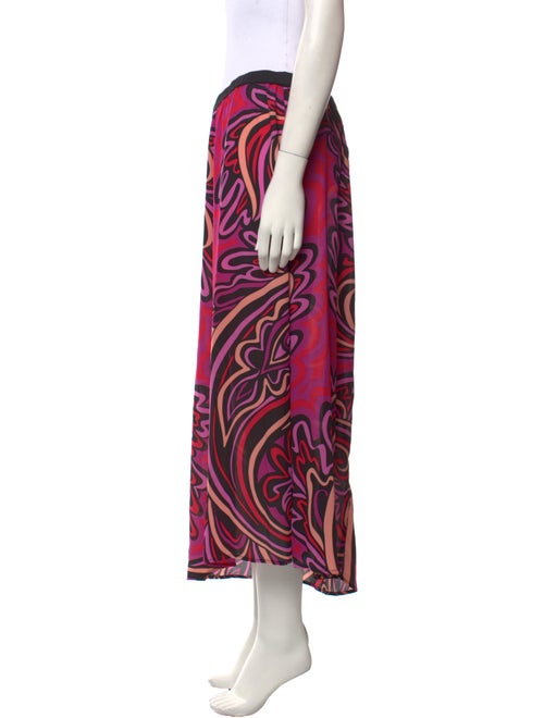 Bob Mackie Printed Midi Length Skirt
