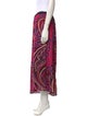 Bob Mackie Printed Midi Length Skirt