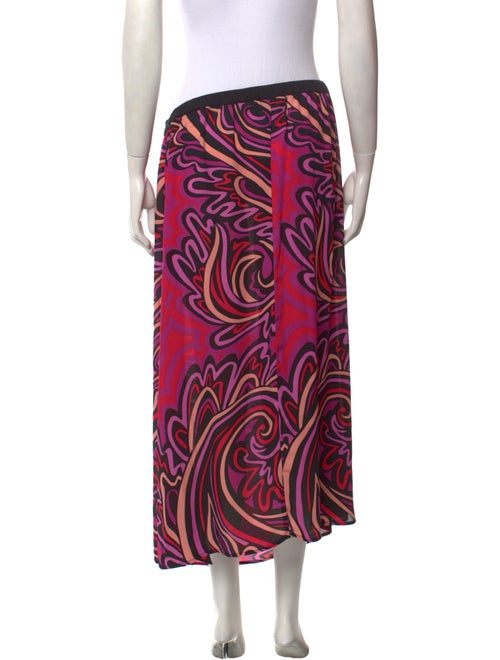 Bob Mackie Printed Midi Length Skirt