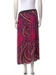 Bob Mackie Printed Midi Length Skirt