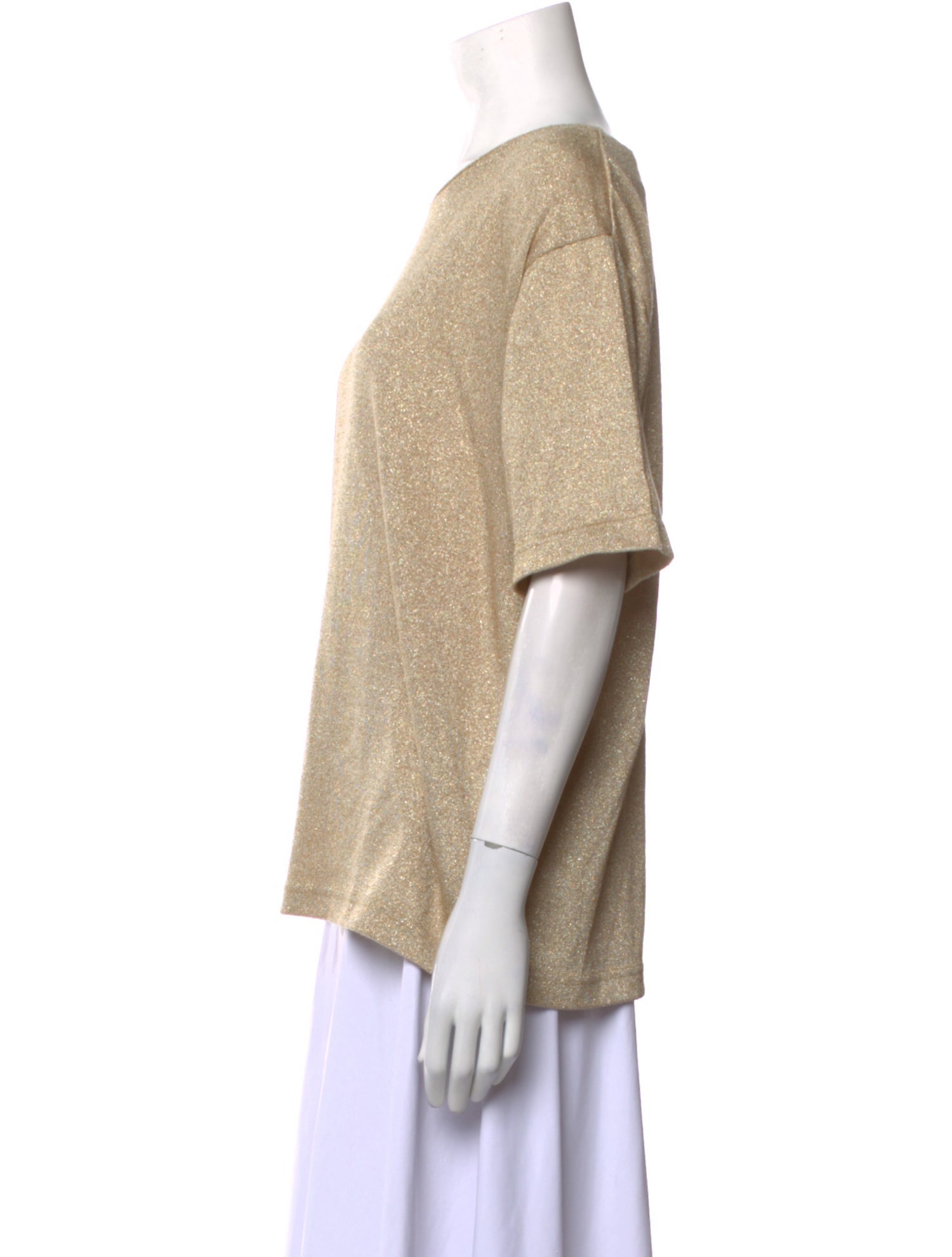 Bob Mackie Bateau Neckline Short Sleeve T-Shirt