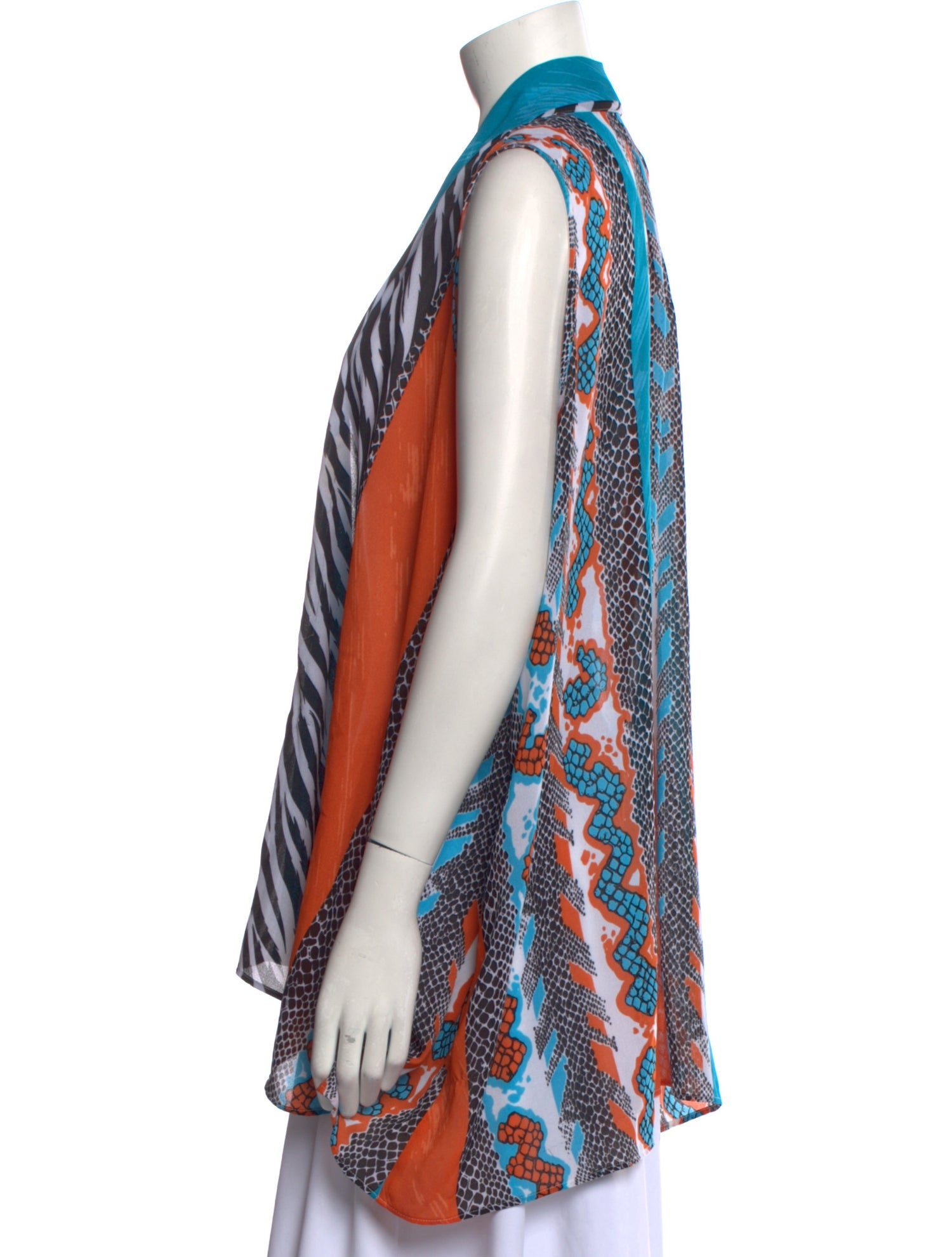 Bob Mackie Striped Coat