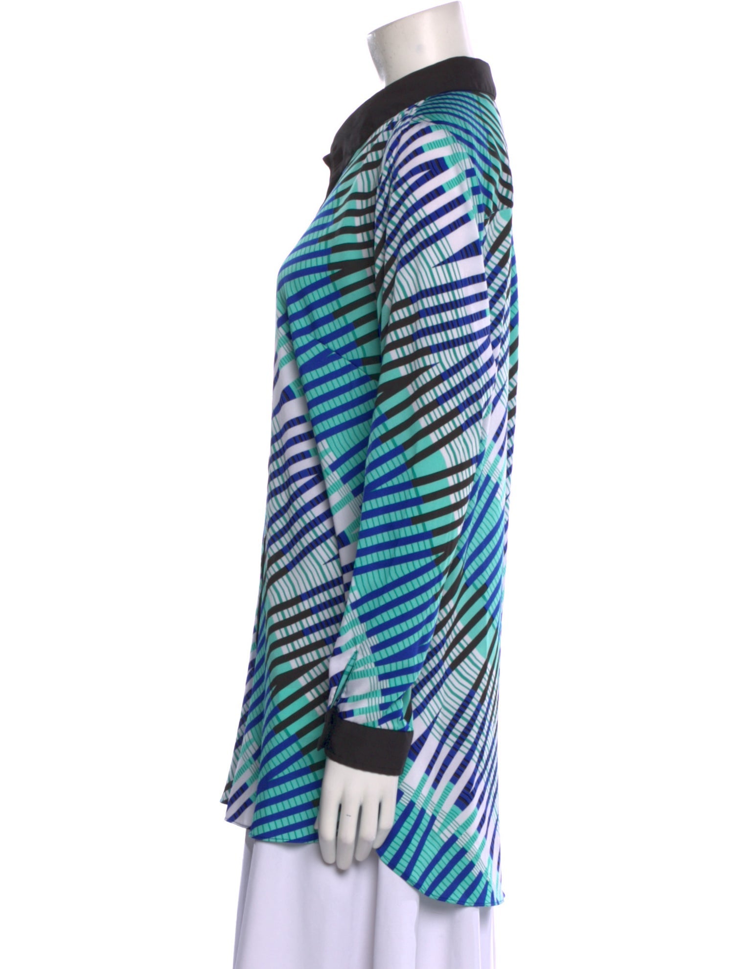 Bob Mackie Printed Long Sleeve Tunic