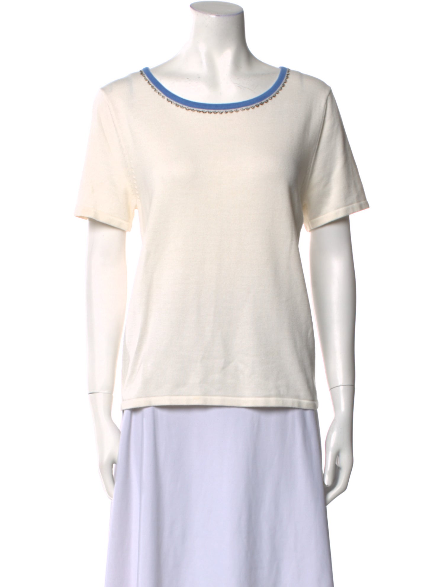 Bob Mackie Scoop Neck Short Sleeve T-Shirt