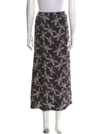 Bob Mackie Silk Midi Length Skirt