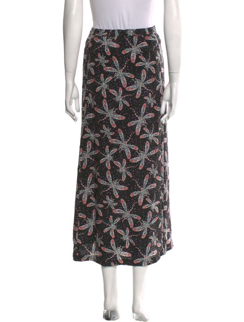 Bob Mackie Silk Midi Length Skirt