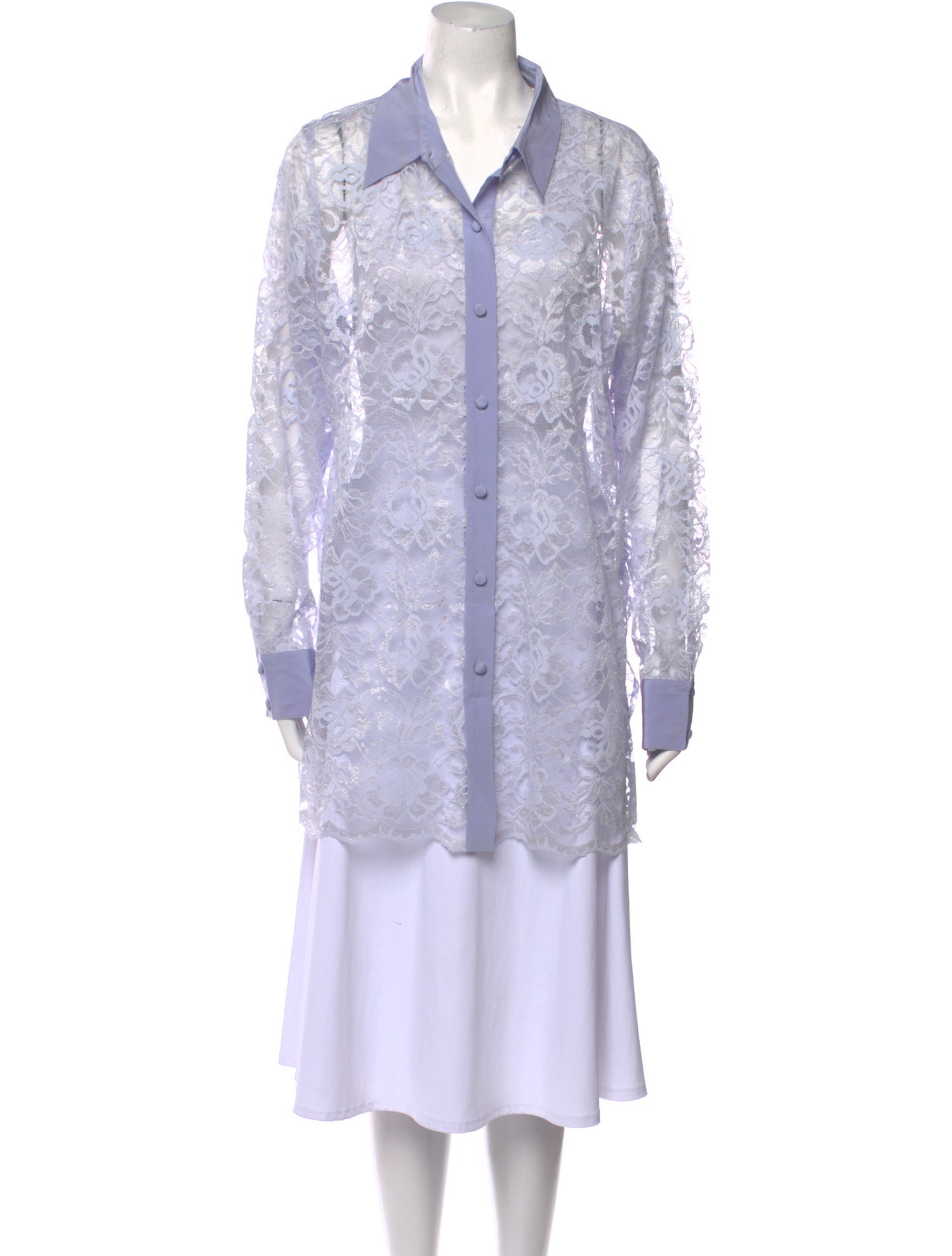 Bob Mackie Lace Pattern Sweater