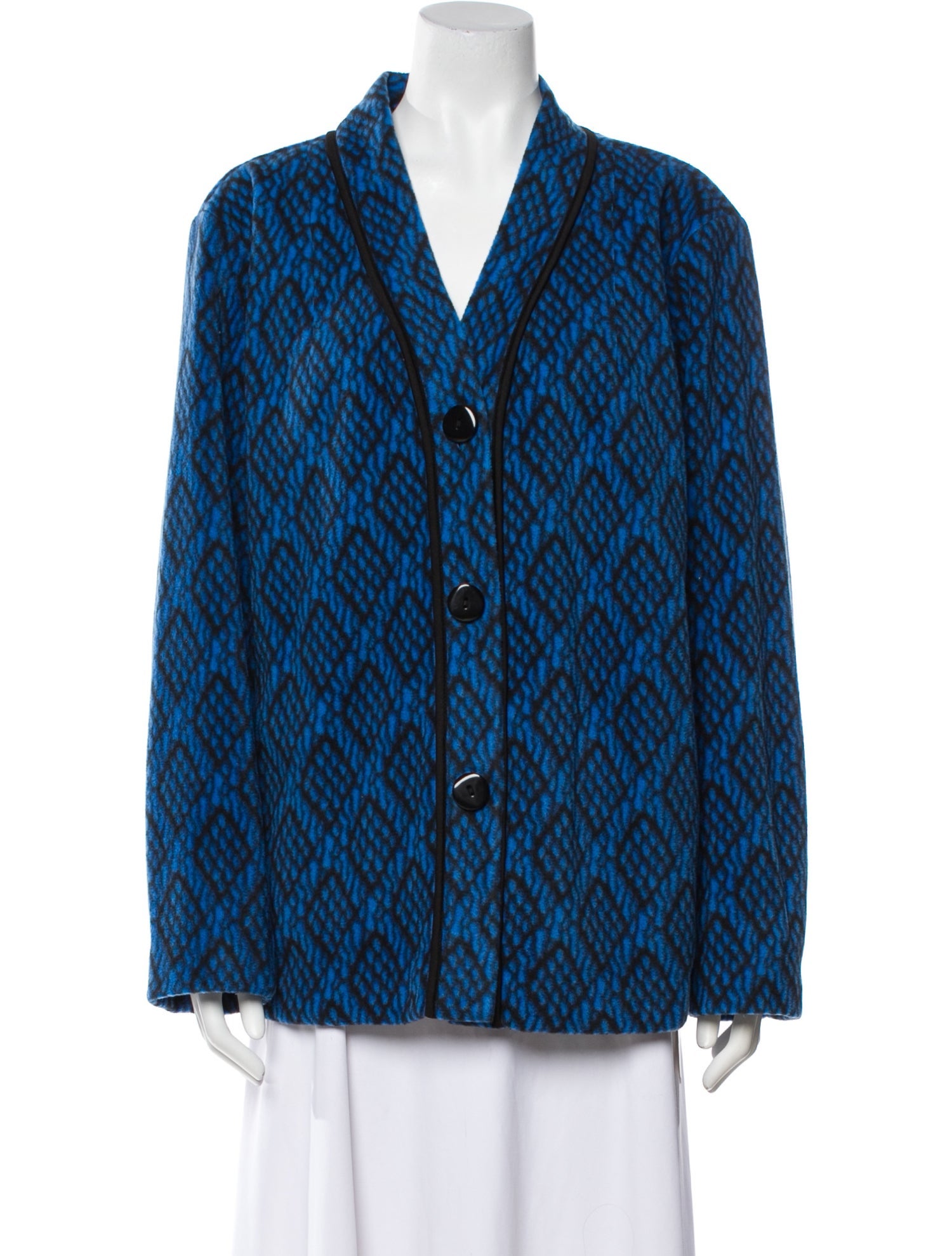 Bob Mackie Printed Blazer