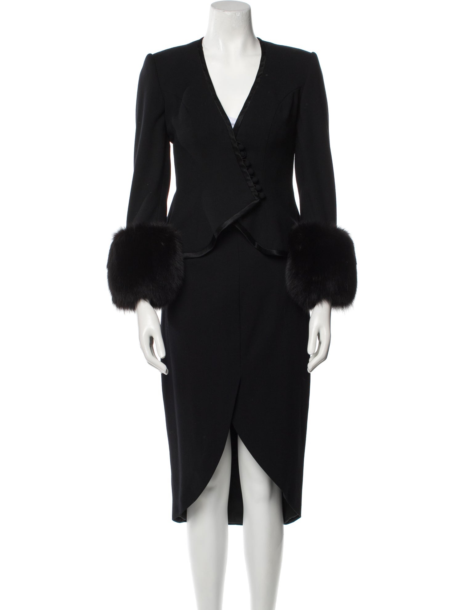 スーツ・フォーマル・ドレス Christian Dior FW1993 Skirt Suit Black Christian Dior FW1993 Skirt Suit Black