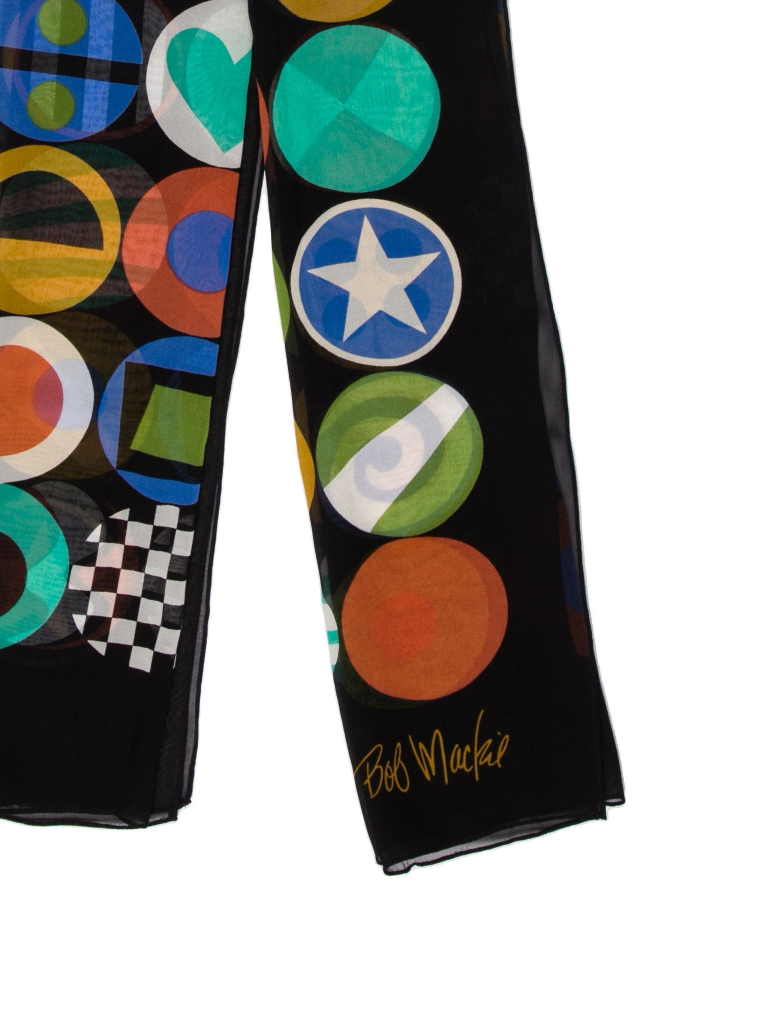 Bob Mackie Silk Printed Scarf