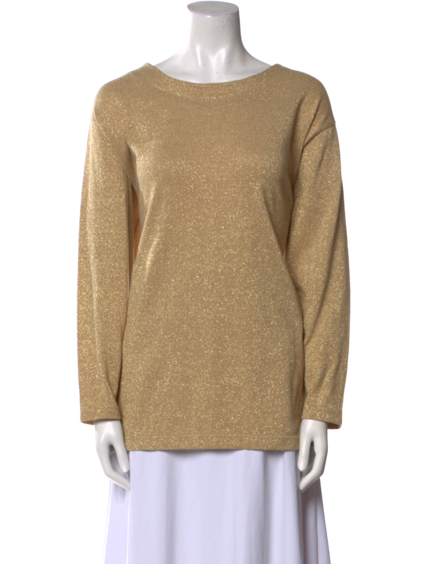 Bob Mackie Scoop Neck Long Sleeve Sweatshirt